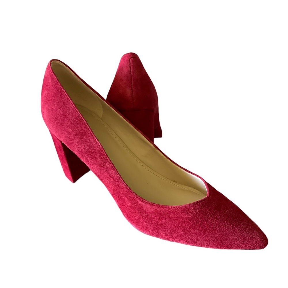 MARC FISHER Caitlin RED MULTI SUEDE 10M